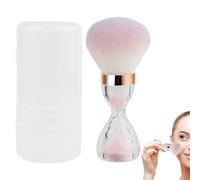 Pennello per polveri compatte - Pennello per cipria sciolta e blush, design con manico imbuto portatile, strumenti per il trucco, applicazione per viso e collo incluso