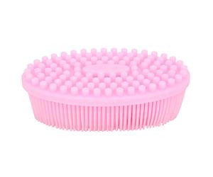 Pennello per saggio Al Silicone, Pennello da Bagno Esfoliante Shampoo per Bambini, di Cuoio Capelluto Anti -Cuoio Ng Pennelli e Pettini Che Lavano il Corpo o (PINK)