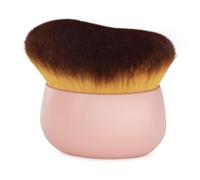 Pennello per sfumare il corpo oversize per autoabbronzante, testa kabuki ovale densa da 80 mm per una copertura uniforme e senza striature, strumento per trucco completo e sfumatura dei contorni (rosa
