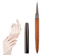 Pennello per smalto, Pennello per | Pennelli per rivestimento fine per unghie,Spazzole per unghie in legno di sandalo per uso domestico e salone di bellezza professionale, dettagli sottili, disegno ra