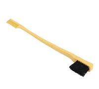 Pennello per sopracciglia Pettine per ciglia Pennello per sopracciglia Strumento di bellezza multiuso a doppia testa per uso domestico Parrucchiere Materiale ABS 18 cm (Gialla)