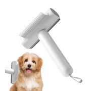 Pennello per squame - Pelzrake | Rake Comb Spazzola con denti lunghi e corti, funzioni di pettine rilassanti | Pettini per cani per cuccioli, gattini e animali domestici maturi