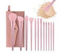 Pennello per strumento cosmetico portatile tinto | set di pennelli per il viso per arrossire, carnagione, correttore, polvere libera, ombretti