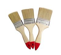 Pennello per termosifoni 10 pennelli spessi a pelo lungo con manico in legno e setole che non perdono peli Per la pulizia(3.5inch)