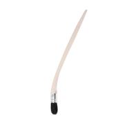 Pennello per termosifoni 4 pennelli for radiatori curvi con setole e manico lungo in legno for il trattamento delle pareti, neri Per la pulizia(17inch L 2inch W)