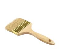 Pennello per termosifoni 5 pennelli con manico da 1/1,5/2/2,5/3/4 pollici, set di strumenti for pittura su pareti e mobili Per la pulizia(4 Inch)