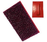 Pennello per texture - Pennello Stipple da 27,94 cm per la finitura del soffitto, strumento per intonacatura con manico antiscivolo, applicatore professionale per microcemento in arenaria, pennelli