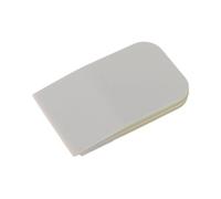 Pennello per trucco in silicone con bordi piatti Copertura delicata senza striature Non assorbente Lavaggio rapido Lunga Durata Bellezza Spazzola di trucco essenziale