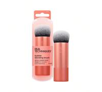 Pennello per trucco Real Techniques Bubble Blending, pennello multifunzione per prodotti liquidi, in crema e in polvere, testina rotonda unica, idea per calza della befana, setole sintetiche, senza cr