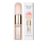 Pennello per trucco retrattile, Pennello per cipria retrattile,Pennello per trucco shader dettaglio | Pennello per trucco in polvere da viaggio Pennello per ombretto correttore portatile per tu