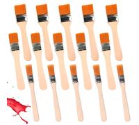 Pennello Piatto 15 Pezzi Pennelli Per Vernice Legno, Set Pennelli Pittura Piccoli X Vernice A Punta Piatta, Pennelli Vernice Legno, Pennelli Per Pittura Ad Olio, Per Pittura, Vernice (3 Misure)