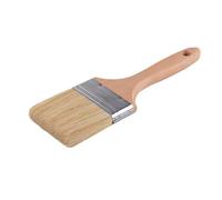 PENNELLO PIATTO 80MM PENNELLESSA MANICO IN LEGNO CON SETOLE LUNGHE PER DIPINGERE