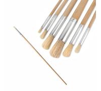 Pennello piccolo con setole rotonde, diverse dimensioni o set (6 pezzi, 4 mm)