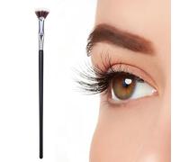 Pennello pieghevole a ventaglio per mascara, pennello smerlato per ciglia e sopracciglia, pettine angolato a forma di ventaglio con setole morbide, strumento portatile per il trucco per definire e