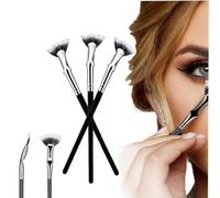 Pennello pieghevole per ciglia smerlato angolare, 2025, pennello a ventaglio per mascara, strumento separatore per ciglia, pettine per ciglia per strumenti per il trucco delle ciglia superiori e