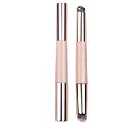 Pennello portatile per labbra, applicatore per labbra con testa rotonda in morbido silicone, sicuro e delicato sulla pelle, adatto ai viaggi, strumento multiuso per trucco per un'applicazione liscia e