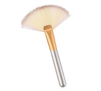 Pennello professionale a ventaglio con manico comodo, fibre sintetiche, copertura completa, pennelli cosmetici per un facile trasporto pennelli per l'applicazione del trucco