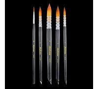 Pennello professionale per pittura ad olio portatile durevole adatto per Gouache Acrilico Acquerello Corpo Faccia Fodera Pennello Olio Set Per Cucinare in Cucina