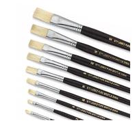 Pennello punta piatta pura setola n°12 serie 577 Lebez