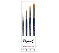 Pennello Raphael Serie 8204 Kaerell, Set 4 Pezzi, 0, 2, 6, 12 (Raphael Francia) Espace Beaux Arts