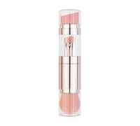 Pennello retrattile Kabuki-Makeup da viaggio per cipria portatile con illuminante per bronzer