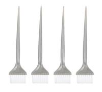 Pennello Tintura Chioma Blu, 4 Pezzi in Plastica | Set Riutilizzabile, Setole Flessibili ma Ferme, Applicazione Uniforme su Chioma e Cuoio Capelluto, per Salone