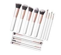 Pennello Trucco Per Pelle Sensibile Non Irritante Setole Sintetiche Set Cosmetici Per Intero Viso Facile Da Pulire Compatti Strumenti di Trucco Di Precisione Pennello di Miscelazione