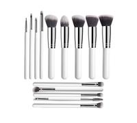 Pennello Trucco Per Pelle Sensibile Non Irritante Setole Sintetiche Set Cosmetici Per Intero Viso Facile Da Pulire Compatti Strumenti di Trucco Di Precisione Pennello di Miscelazione