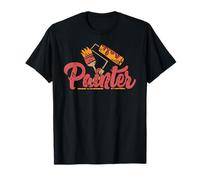 Pennello Vintage E Rullo Pittore Ironia retrò Maglietta