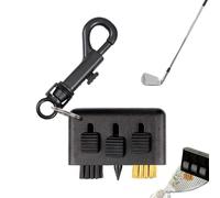 Pennici per La Pulizia del Club da Golf - 3 Pezzi Pennello per Scrub da Scanalatura Multifunzionale | Accessorio da Golf sul Campo, Strumento Club Cleaner for Men Boys Teens Women Youth Players per