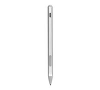 Pennini a stilo per touchscreen, 4096 Penna stilo per laptop sensibile alla pressione, con 3 Pennini di Ricambio Palm Rejection Ricaricabile MPP 2.0 Tilt Active Pen (SILVER)
