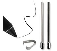 Pennini sottili in lega di titanio compatibili con Wacom Pro Pen 2, punte in acciaio inossidabile di ricambio per WACOM Cinitq 16 DTK1660, Intuos Pro PTH660 Wacom Cintiq Pro DTH2420, 2 pezzi