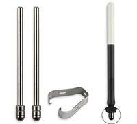 Pennini sottili in lega di titanio non usurati compatibili con Wacom One Creative Pen, punte di ricambio rigide di ricambio adatte per WACOM ONE DTC133W0A /Galaxy Tab S8 S7 Stylus, 2 pezzi