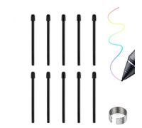 Pennini standard per penna WA-COM, 10 punte di ricambio nere per Intuos Pro, IMobileStudio Pro, Cintiq Pro e Citiq16 (con anello di rimozione)