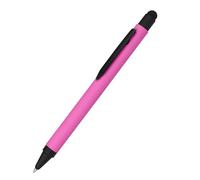 Pennino a sfera in alluminio, con pennino capacitivo intercambiabile, pennino capacitivo Softtouch, 1 pezzo, colore: rosa