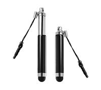 Stylus Penna digitale Universale Touchscreen Retrattile Bianca - Nero