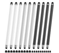 Pennino capacitivo 2 in 1 per touch screen, alta precisione e sensibilità, adatto per iPad/iPhone/Samsung/smartphone Android e tablet, compatibile con tutti i touch screen