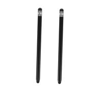 Pennino Capacitivo 2 Pezzi Lega di Alluminio per Telefono e Tablet | Scrittura e Disegno sullo Schermo, Tocco Fluido e Impugnatura Comoda, Due Punte Nere