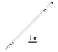 Pennino capacitivo 4 in 1 per smartphone, tablet, touch screen capacitivi per disegno, scrittura in fibra/silicone/punta a disco con punta precisa