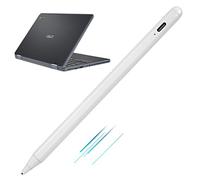 Pennino capacitivo per ASUS Chromebook Flip 2 in 1 Touchscreen Laptop,Penne attive,Pennino digitale per ASUS Chromebook Flip 2 in 1 Stylus con punta ultra fine, Touch Control e ricaricabile, bianco