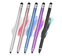 Pennino capacitivo per touch screen, confezione da 5 penne stilo per iPad, ad alta sensibilità e precisione, compatibile con iPhone/iPad/Android/tablet e altri touch screen