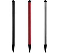 Pennino capacitivo universale per telefono e tablet, 3 pezzi, nero, argento e rosso, per Android, iPhone, iPad, Flimikun, accessori, penne stilo
