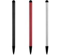Pennino capacitivo universale per telefono e tablet, 3 pezzi, nero, argento e rosso, per telefono Flimikun, accessori, penne stilo