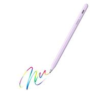 Pennino compatibile con Samsung Galaxy Tab A11+/A9+/Lenovo Idea Tab/XIAOMI/Redmi Pad/Android 16/15 Stylus Pen, Preciso senza ritardi, Accensione/Spegnimento a un clic+2 punte trasparenti (viola)