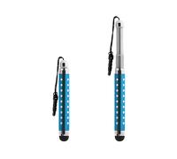 Penna digitale Touchscreen Alluminio Azzurra + Presa Jack 3.5 mm