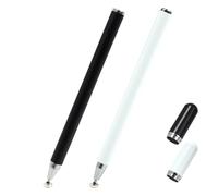 Pennino ottico 2 in 1 per tutti i tipi di tablet, punta del disco di precisione e alta sensibilità, per iPhone, iPad Pro, Mini, Redmi, Samsung, Huawei, Surface, Lenovo, Chromebook, colore: nero e