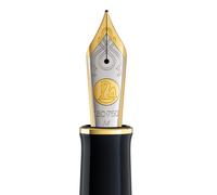 Pennino Pelikan per M1000 M1005 Raden Maki-e - oro 18C 750 bicolore EF F M...