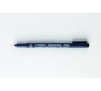 Pennino Pennarello Penna per lucidi Punta 0.05 a 0.8 blu rosso nero da disegn SNOWMAN Punta 0.2/Nero