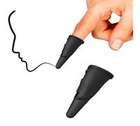 Pennino per dita in silicone ad alta sensibilità, per smartphone touchscreen, compatibile con iPhone, iPad e Android tablet, Samsung, Huawei, Xiaomi, Surface, Chromebook e altro ancora (L)