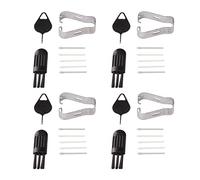 Pennino per Penna Stilo di Ricambio per Galaxy Tab S8, S8 Plus, Set di Punte per Penna Stilo con 20 Pennini Sensibili, 4 Perni di Estrazione, 4 Pinzette, 4 Pennelli, Bianco e